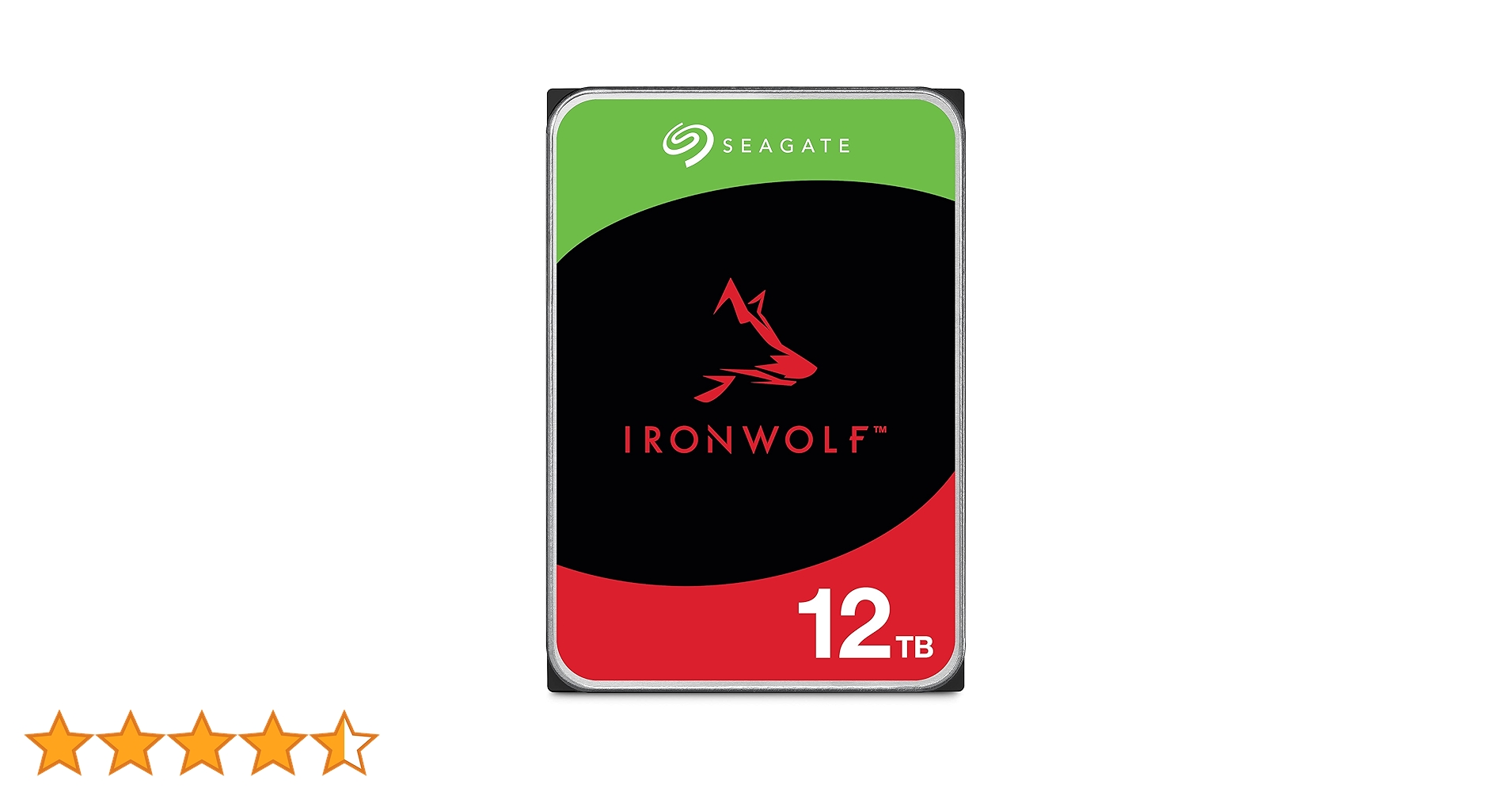 外付けハードディスク・ドライブ SEAGATE 12TB HDD ST12000VN0008 Seagate IronWolf ST12000VN0008 - hard drive - 12 TB - SATA